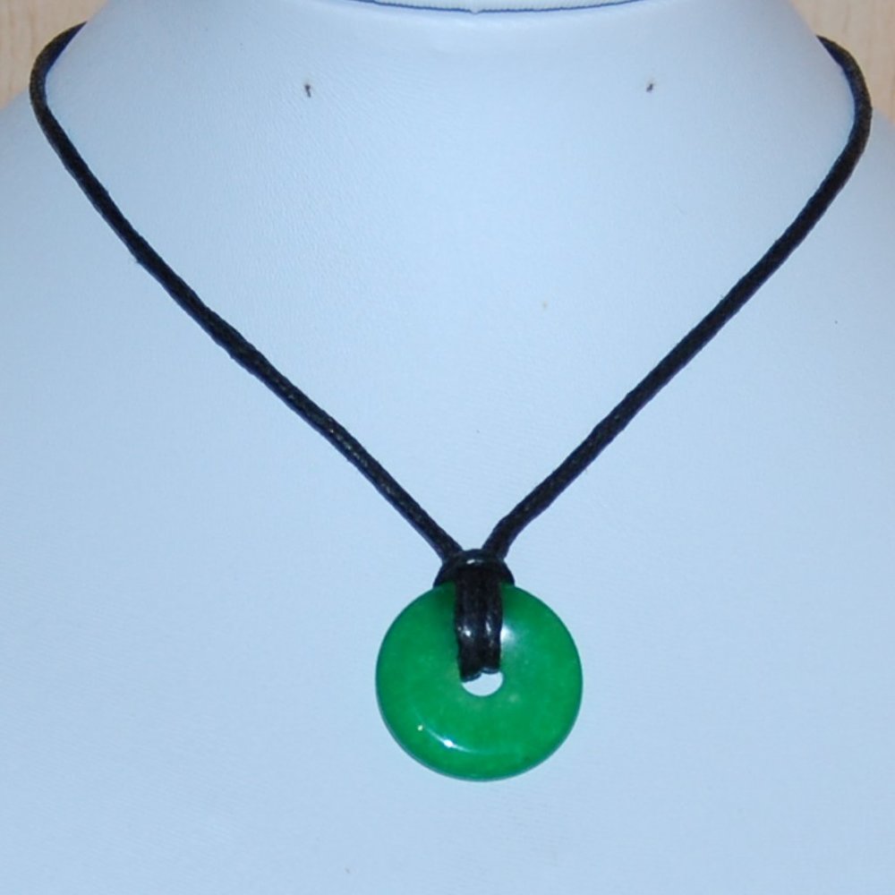 Jade Necklace,Jade Pendant Necklace,Jade Cord Necklace,Green Jade,Men,Wo…